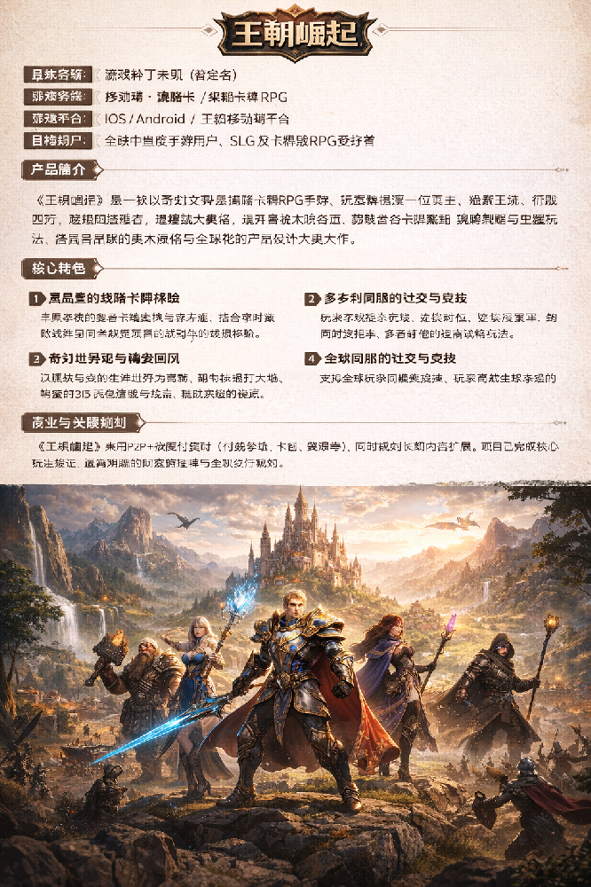 门徒平台王朝崛起手游